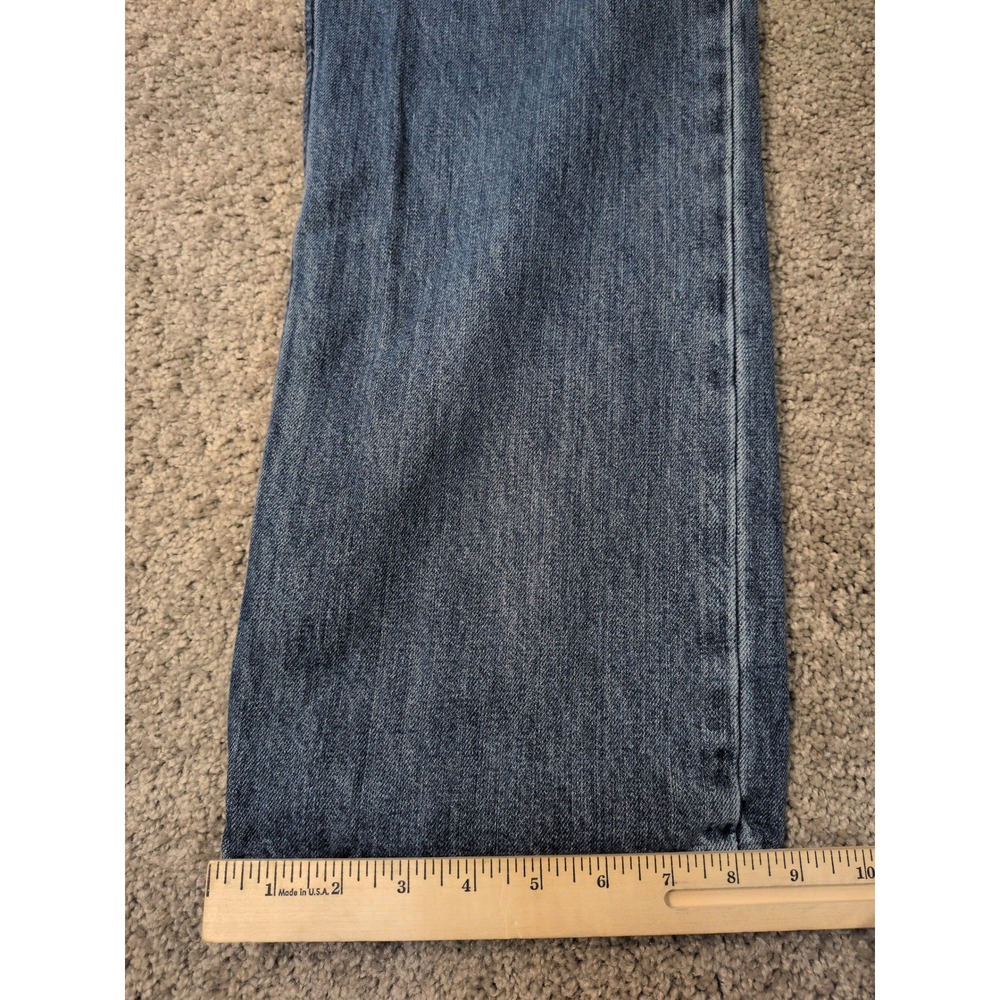Gap 1969‎ Easy Fit Mens Medium Wash Straight Leg Blue Denim Jeans 36x34 Cotton - Picture 7 of 9